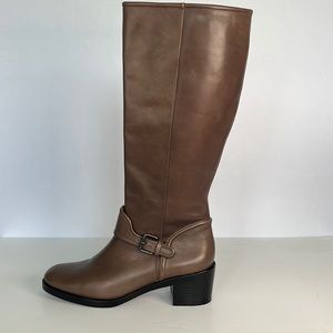 Coach Boots, zip side, round toe